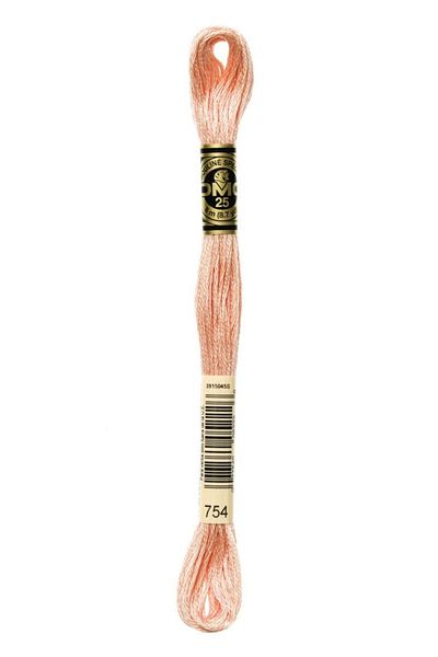 Dmc 2 Pieces Muline Thread Color: 754