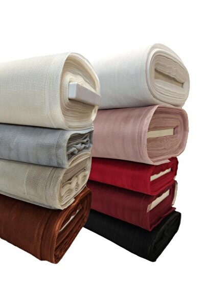 LİLYHOBBYLAND Etuval Yırtılmaz Kare Tel Kırma Tülü Krem Renk Ebat: 100x140cm