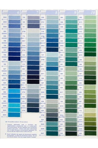 Dmc 2 Pieces of Muline Yarn Color: 987