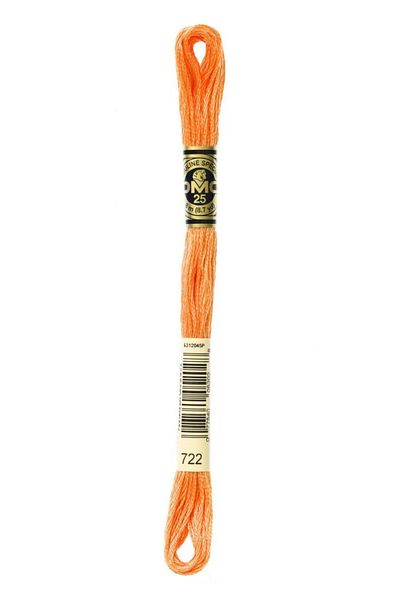 Dmc 2 Pieces Muline Thread Color: 722