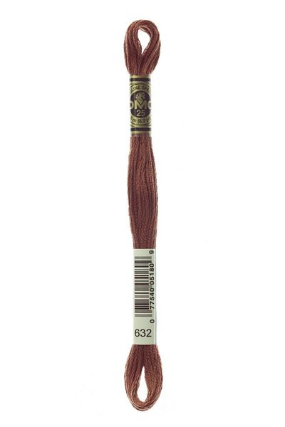Dmc 2 Pieces of Muline Yarn Color: 632