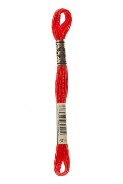 Dmc 2 Pieces Muline Thread Color: 606