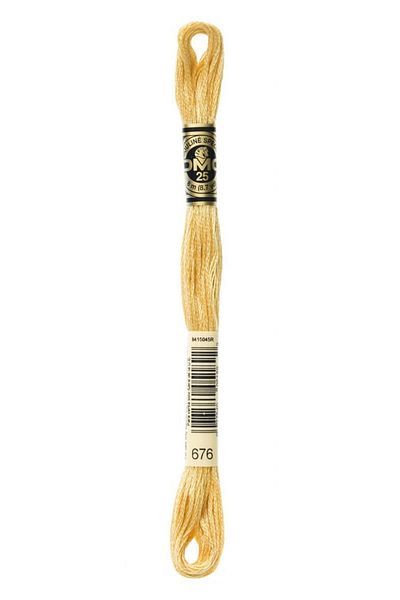 Dmc 2 Pieces of Muline Yarn Color: 676