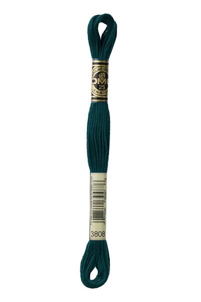 Dmc Green Colored Muline Yarn 2 Pieces