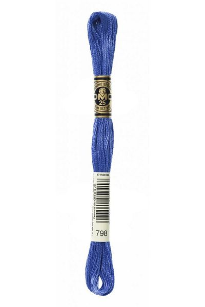 Dmc Muline Thread Color: 798 2 Pieces