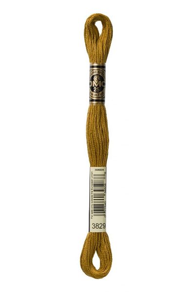 Dmc Muline Thread Color: 3829 2 Pieces