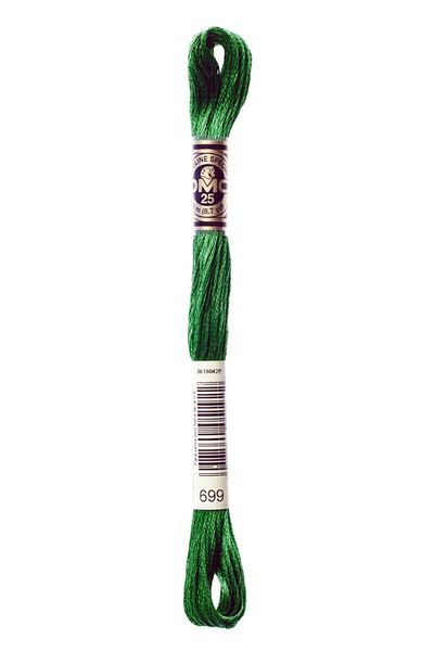 Dmc Muline Thread Color: 699 2 Pieces