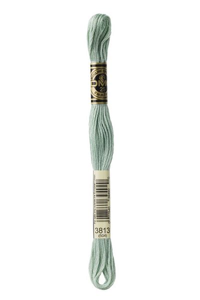 Dmc Muline Thread Color: 3813 - 2 Pieces
