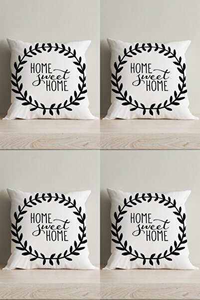 LadiesHome Husă de pernă decorativă, imprimată digitală, cu două fețe, cu des...