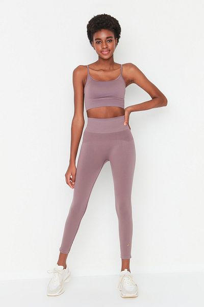 Jerf Sport-Leggings - Lila - Hoher Bund