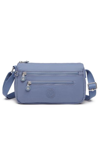 SMART BAGS Postacı Kadın Çantası Krinkıl Kumaş 3095 J.mavi