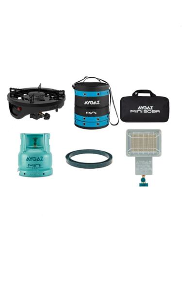 Aygaz Mini Ocak Ekstra+mini Çanta+mini Eco Soba+mini Soba Çantası+ Mini Ve Mini Altlık Set