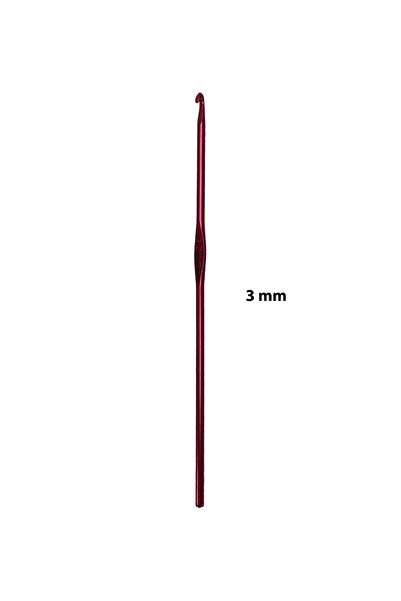 aladepo Metal Croșetat Lână Pieptănat Macrame Tricotat Nr.: 3 Mm (15CM)