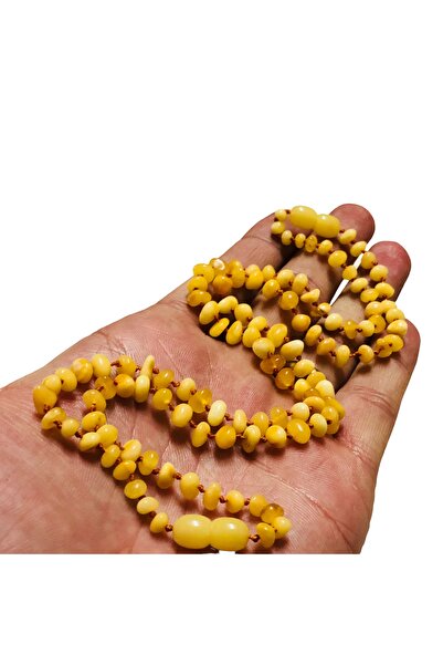 Dkm Damla Kehribar Market Yetişkin Kehribar Kolye 66 Cm Uzun Model