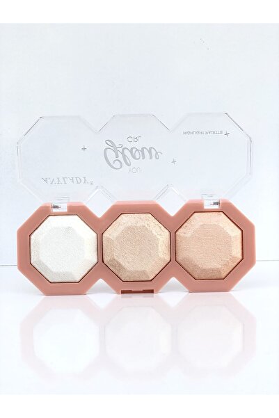 AİLY COSMETİCS Anylady Glow Girl 3'lü Hıghlıghter & Aydınlatıcı