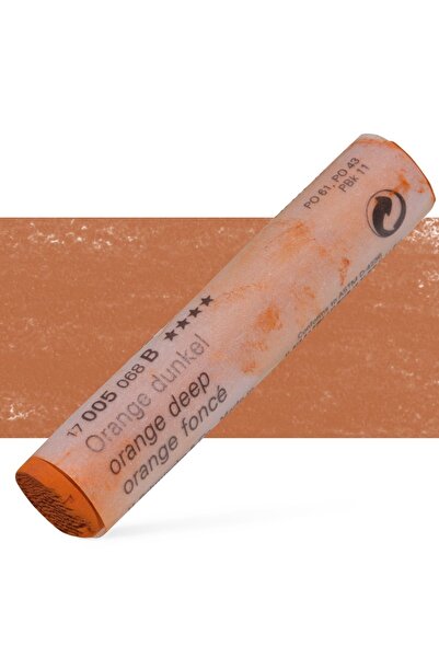 Schmincke Soft Pastel Paint - Orange Deep 005 B (+ Black)