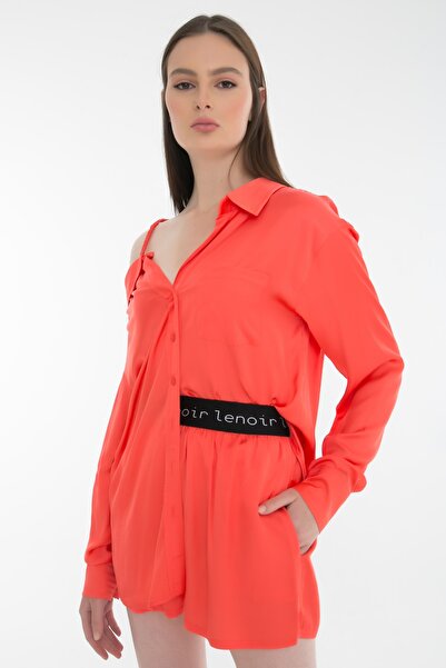 LE NOIR Noır Ipek Saten Gömlek