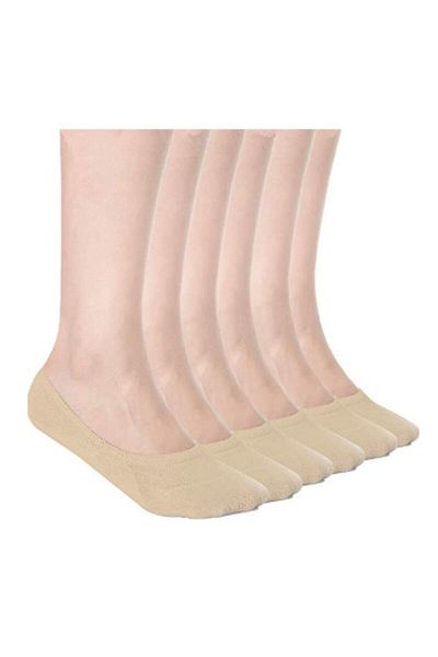 socksbox 5 Συσκευασίες Unisex κάλτσες μπαλαρίνας σιλικόνης χωρίς ραφή από μπαμπού (αόρατες)