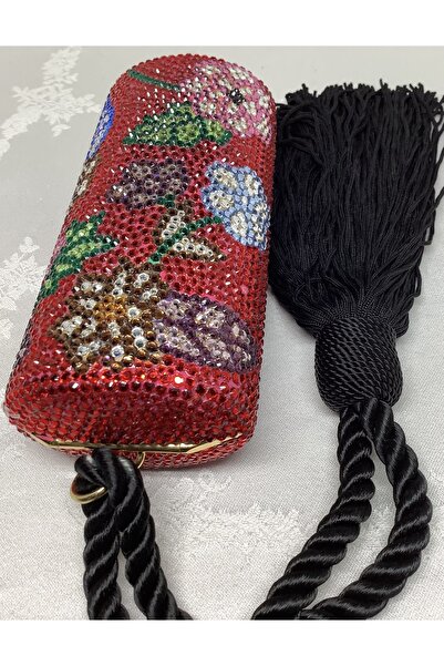 Noemi Taşlı Metal ufak Kutu Çanta