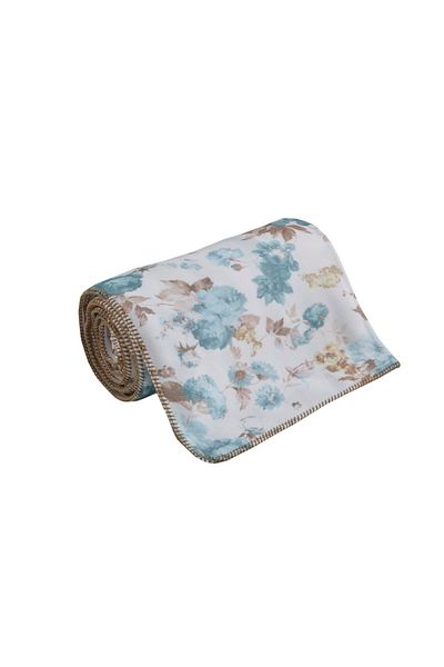 kiraz Pătură din lână 150x200 cu flori de benzină