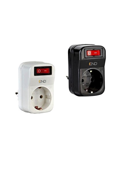 End Tekli Akım Koruma Fiş Priz