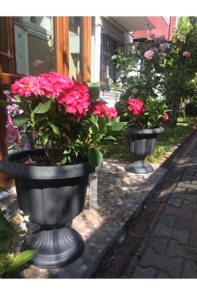 RENK YAPI RÜYASI Saksı 25,3 Lt Nergis Saksı Villa Bahçe Için Ayaklı Yüksek Sa...