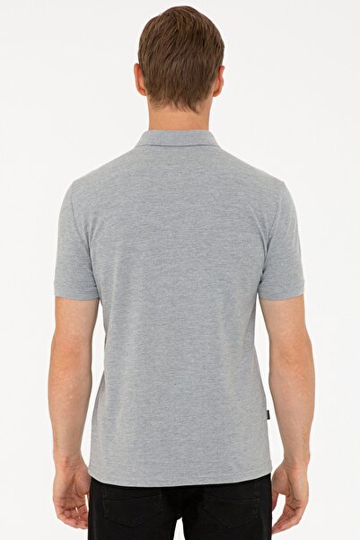 Pierre Cardin Men's Gray Melange T Shirt G021GL011.0001315227VR086