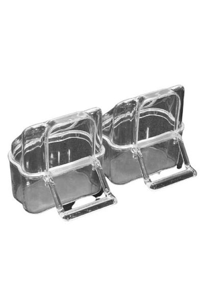 Tasarımkuşevi Transparent Food Bowl Set of 2