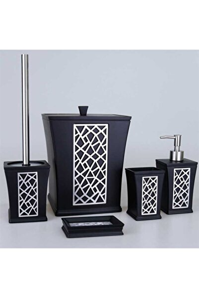 Selim Σετ μπάνιου Mirage Black Silver 5 τεμαχίων