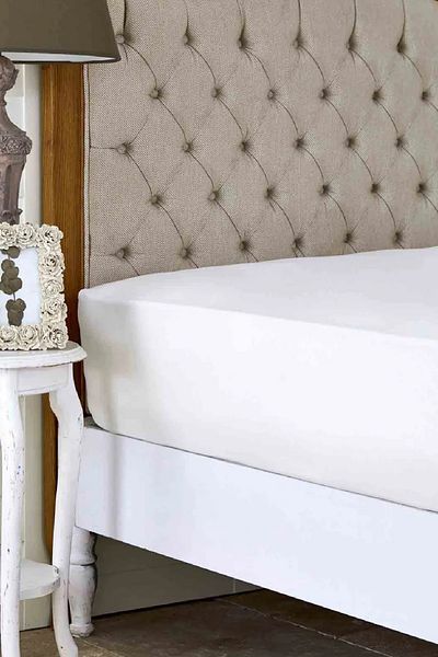 Karaca Home Single White Cotton Bed Sheet - 160X240 cm