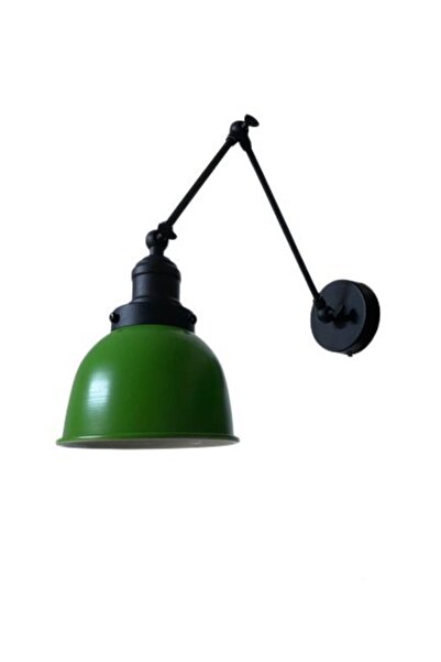 Rsylight Retro Metal Decorative Acrobatic Rustic Green Articulated Wall Sconce