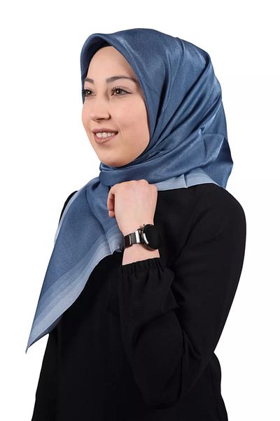 PİRAMİT Glittery Banded Plain Evening Scarf - Pattern-08 - Color-16