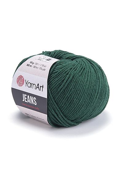 Yarnart Hobimarkt Jeans Amigurumi Νήμα 92 Emerald Green