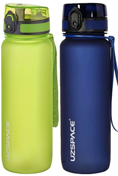 Uzspace Set of 2 800 ml Size 25 cm Water Bottle No Odor Leakage