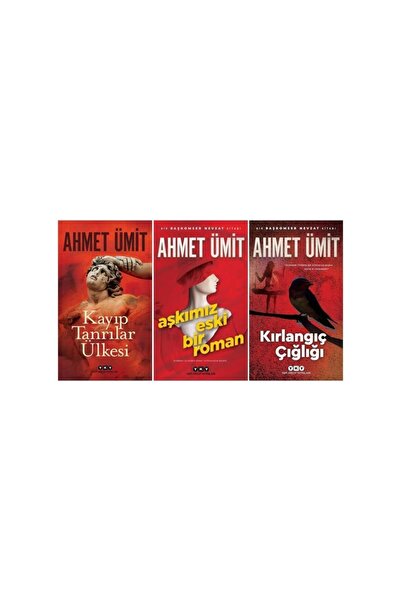 Yapı Kredi Yayınları Ahmet Ümit 3 Kitap Set / Kayıp Tanrılar Ülkesi - Aşkımız...