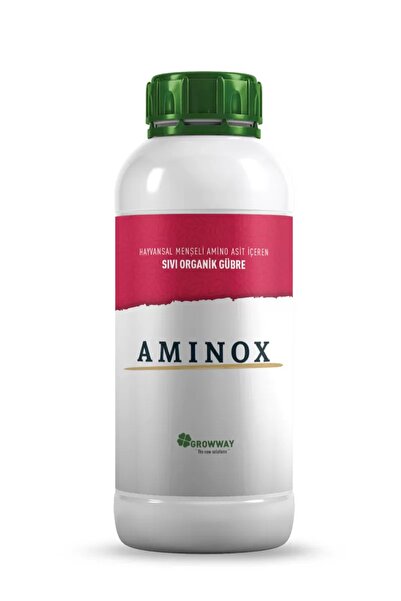 GROWWAY Aminox Deniz Yosunu Azot Ve Aminoasit Içeren Organik Gübre 1lt