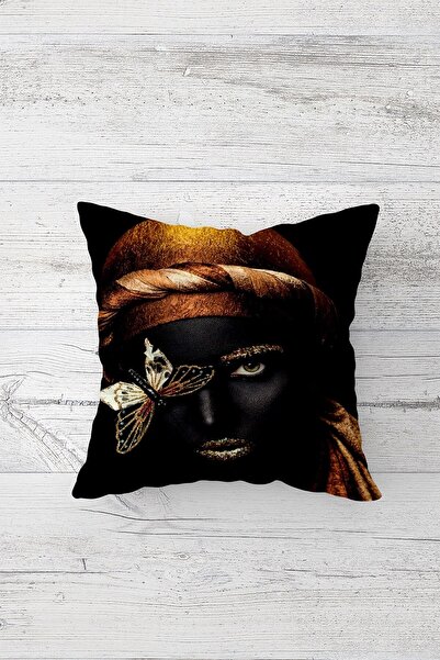 Pelangi غطاء وسادة نسائي أفريقي عرقي مطبوع على الوجهين بسحاب مخفي غطاء وسادة ...