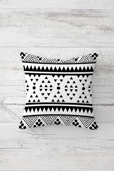 Pelangi Ethnic Kilim Motif Bohemian Double Sided Hidden Zippered Pillowcase Throw Pillow Seat Pillowcase