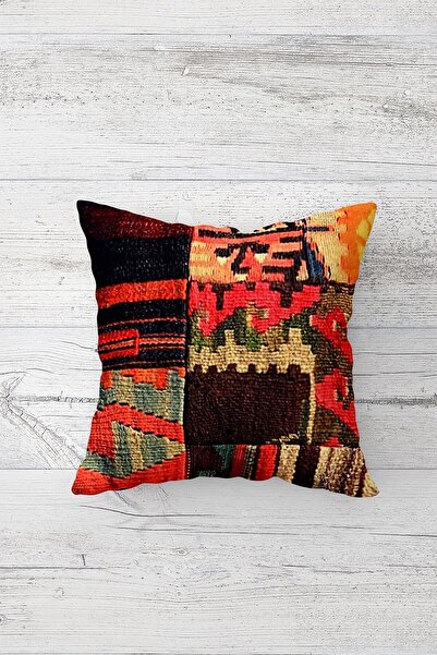 Pelangi العرقية الكليم عزر خليط مزدوج الوجهين المخفية انغلق وسادة رمي وسادة م...