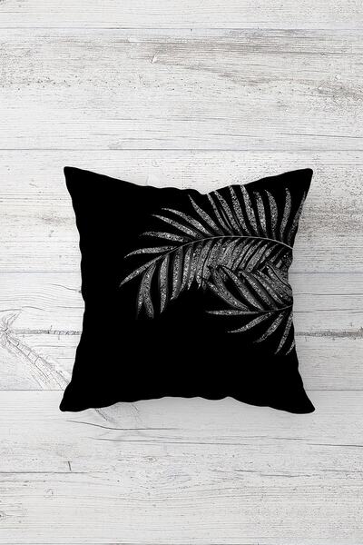 Pelangi غطاء وسادة مقعد منقوش بالترتر اللامع مطبوع على الوجهين وسحاب مخفي