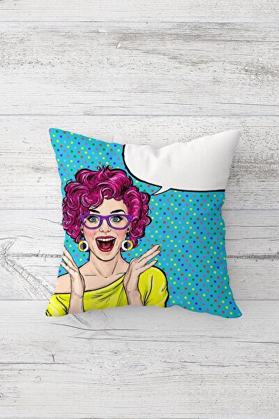 Pelangi غطاء وسادة بسحاب مخفي مطبوع على الوجهين للنساء الخلطات، غطاء وسادة لل...