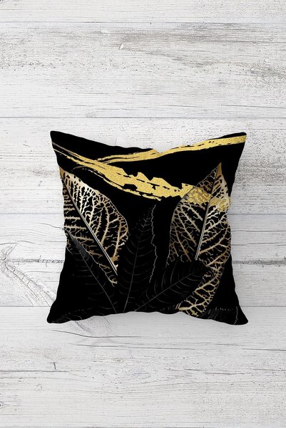 linazaitun One Side Printed Hidden Zipper Washable Stain Resistant Decorative...
