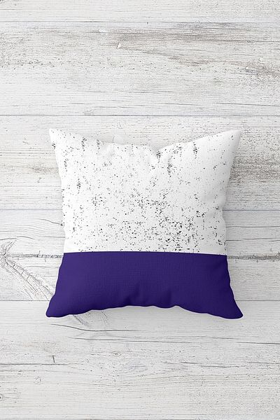 linazaitun One Side Printed Hidden Zipper Washable Stain Resistant Decorative Throw Pillow Cover Pillow Case