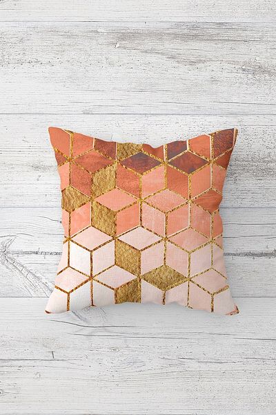 linazaitun One Side Printed Hidden Zipper Decorative Pillowcase Throw Pillow Case Seat Pillowcase