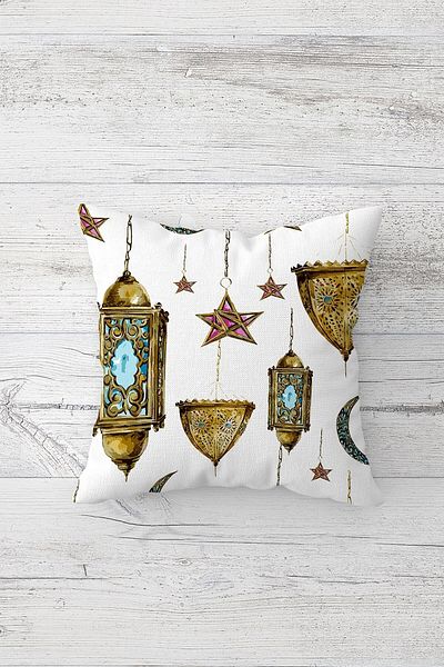 linazaitun One Side Printed Hidden Zipper Washable Stain Resistant Decorative Throw Pillow Cover Pillow Case