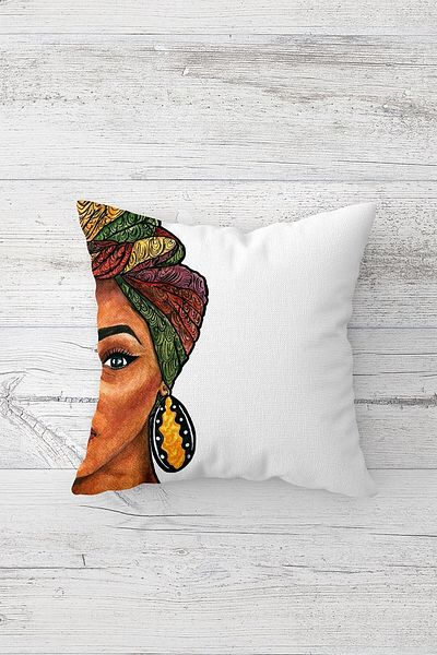 linazaitun One Side Printed Hidden Zipper Washable Stain Resistant Decorative Throw Pillow Cover Pillow Case