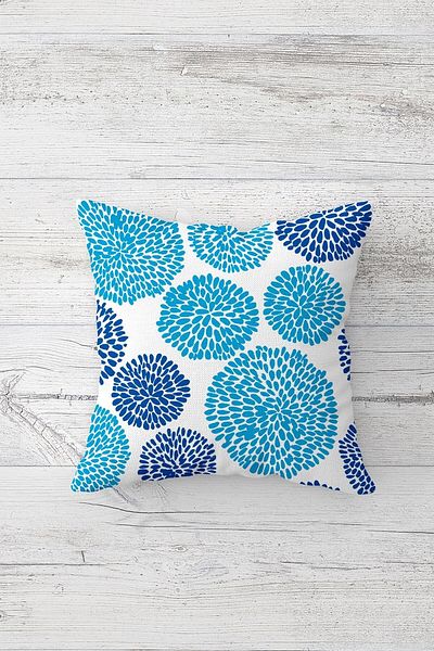 linazaitun One Side Printed Hidden Zipper Washable Stain Resistant Decorative Throw Pillow Cover Pillow Case
