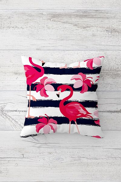 linazaitun One Side Printed Hidden Zipper Decorative Pillowcase Throw Pillow Case Seat Pillowcase