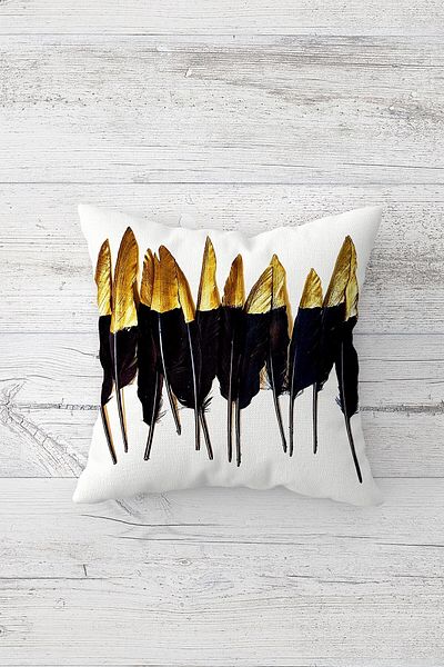 linazaitun One Side Printed Hidden Zipper Washable Stain Resistant Decorative Throw Pillow Cover Pillow Case