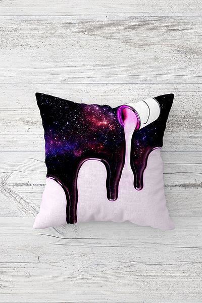 linazaitun One Side Printed Hidden Zipper Washable Stain Resistant Decorative Throw Pillow Cover Pillow Case